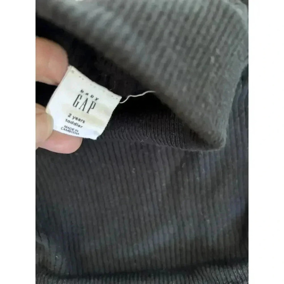 Gap Kids Mixed Media Ribbed Turtleneck And Buffalo Plaid Dress - Picture 4 of 6